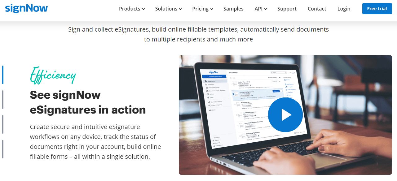 signNow — electronic signature software