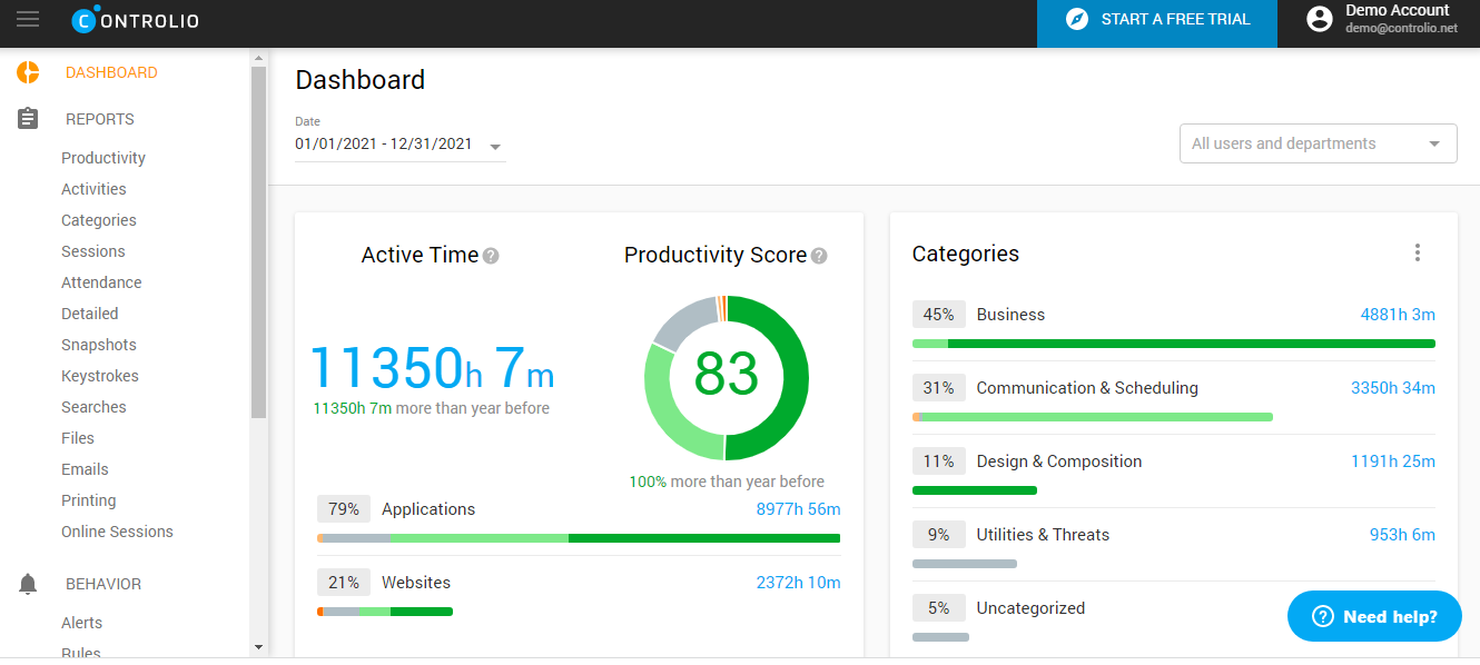 Employee Time Tracking App