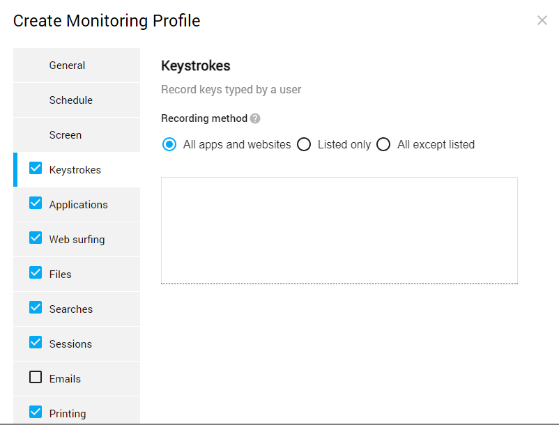 Adjusting Controlio’s monitoring features