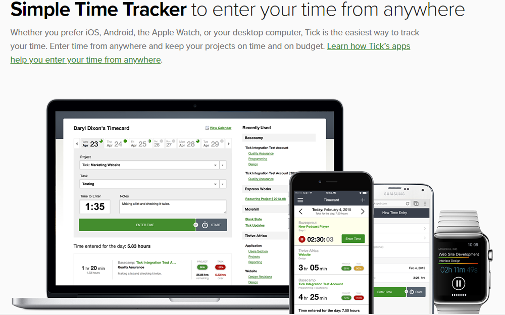 Tick Simple Time Tracker