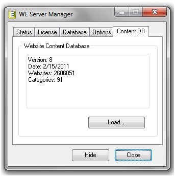 Server Manager Content DB